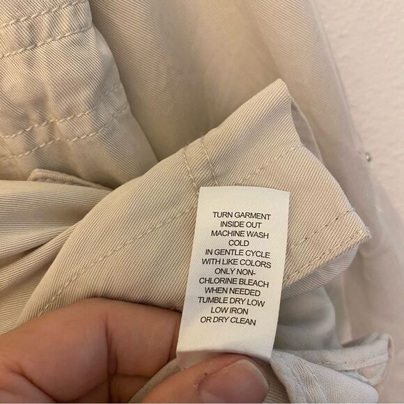 Workshop republic Women’s  Military Cargo Utility Jacket 100% lyocell tencel M - Picture 9 of 9